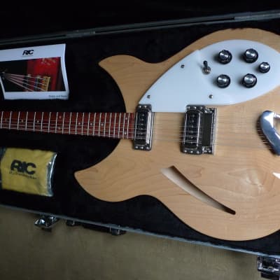 MINT LIKE NEW RICKENBACKER 330/12  (2008) - Mapleglo with OHSC for sale