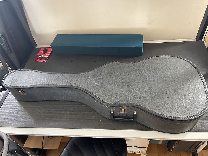 Vintage Harmony Chipboard Acoustic Guitar Case Reverb