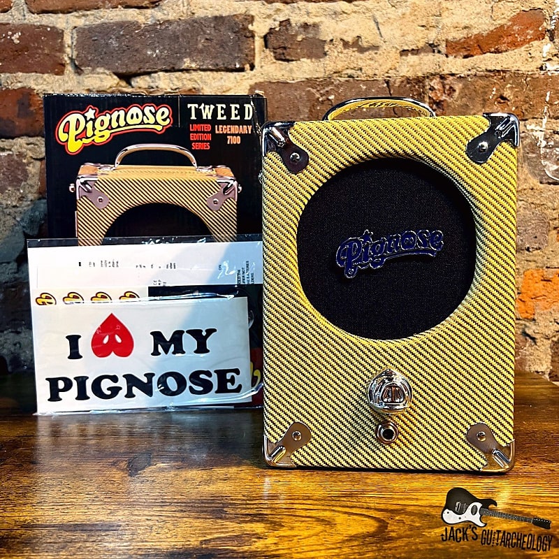 Pignose Legendary 7100 Portable Amp with Power Supply (2020s - Tweed) image 1