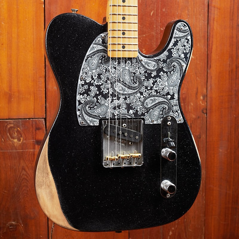 Fender Brad Paisley Esquire, Maple Neck, Black Sparkle