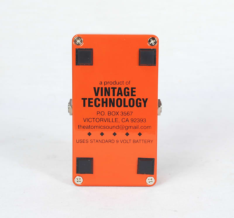 ギター Vintage Technology Orange Sunshine Fuzz Retro-Tone Junkie: Orange Sunshine