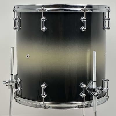 Craviotto 22/13/16/6.5x14" VIDEO Signed 2013 Solid Maple Shell Drum Set - Black/Gold Duco Sparkle Lacquer image 24
