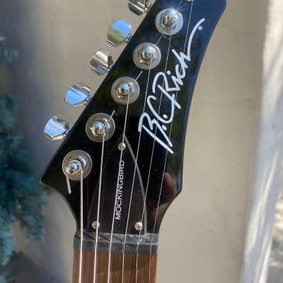 B.C. Rich Mockingbird 2000s Black With Softshell Case image 2