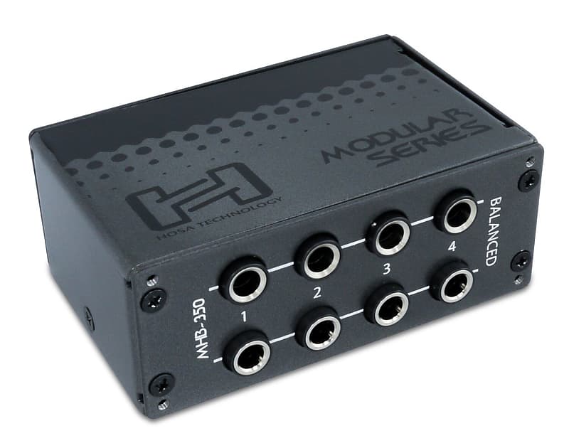 New - Hosa Modular Patchbay 1/4-Inch TRS to Same MHB-350 image 1