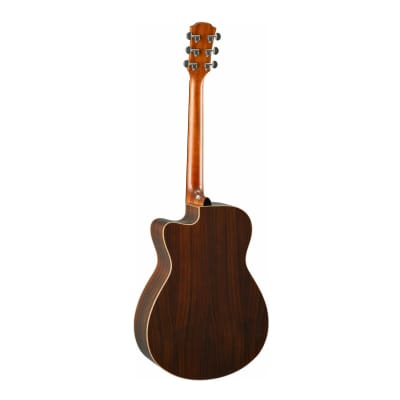 Yamaha AC1R TBS Small Body Cutaway Acoustic Electric Guitar - Rosewood - Tobacco Brown Sunburst image 2