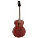 The Loar LH-204-BR Brownstone Small Body Acoustic Guitar, Satin Brown