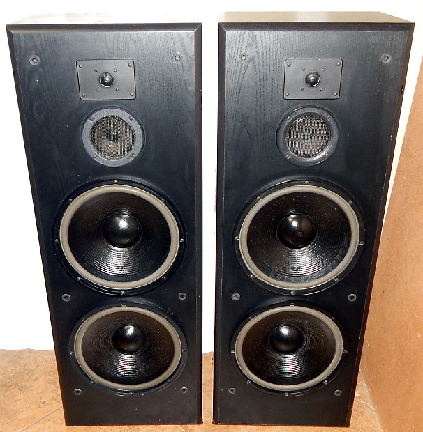 KLH AV 55 semi vintage large tower speakers Reverb