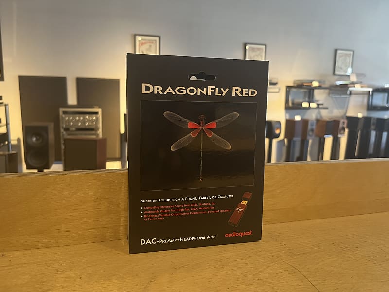 AudioQuest DragonFly Red - USB DAC, Preamp, & Headphone Amp NOS - Free Shipping! image 1