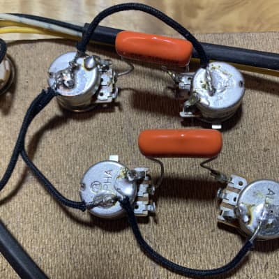 Gibson, Epiphone Style Wiring Harness - Sprague Orange Drop .047 Cap - Mini Pots -  - Ships FREE!! image 2