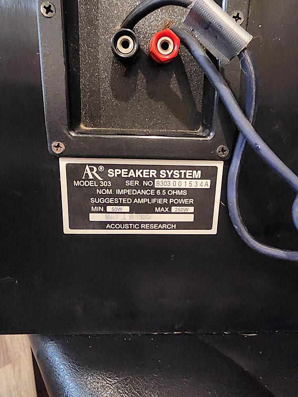 Acoustic Research AR-303 // Speakers /  			