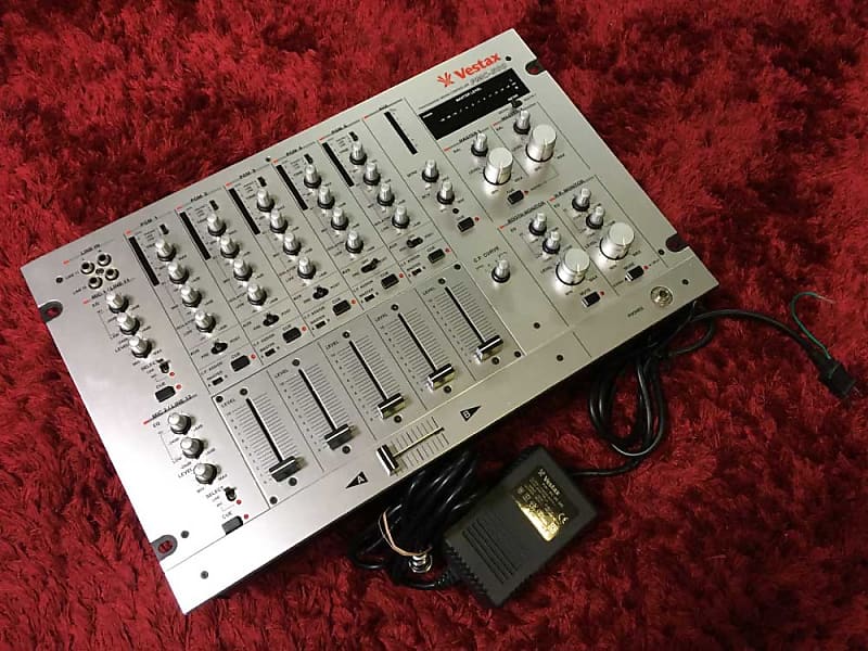 Vestax PMC-500 Mixer Power supply Mixing DJ high-end mixer PHONO5 line  LINE12 line Used in Japan