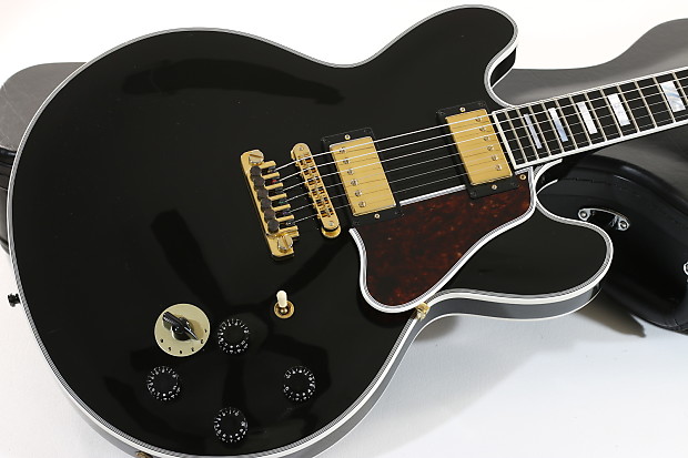 1999 Gibson B.B. King Lucille Signature Electric Guitar in Ebony/Black! Great Guitar, Great Deal! image 1