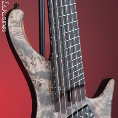Ibanez EHB1506MS Multi-Scale 6-String Bass Black Ice Flat Demo image 2