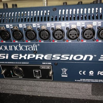 Soundcraft Si Expression 3 Digital Mixer + USB/Madi Interface + FlightCase image 5