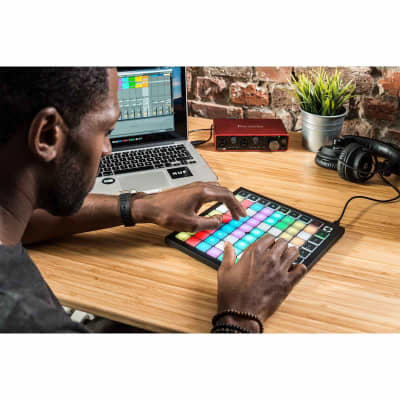 Novation Launchpad X Grid DJ Studio Controller for Ableton Live w Headphones image 7