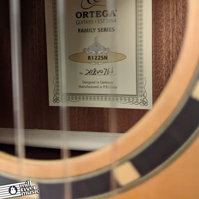 Ortega Family Series Cedar Nylon String Acoustic Guitar Small Neck BStock w/Bag image 9