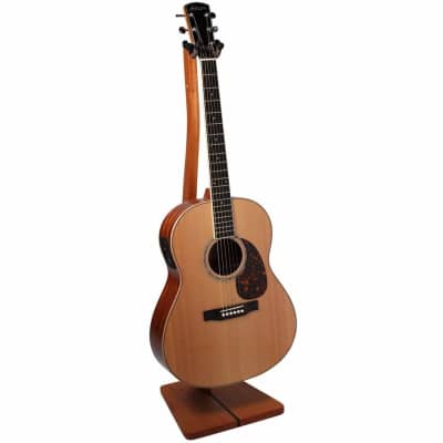 Zither Wooden Guitar Stand - Solid Mahogany Wood - Best for Acoustic, Electric, or Classical Guitars image 4