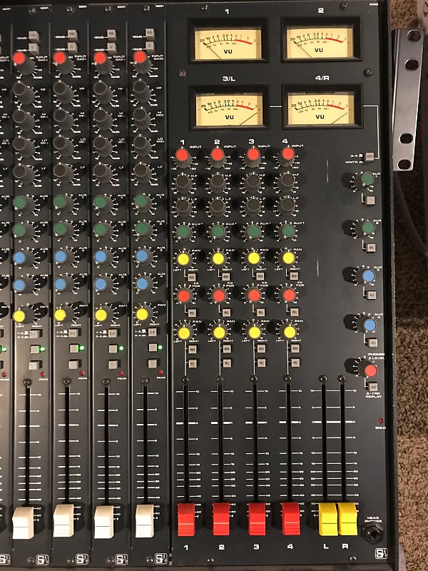 Vintage Soundcraft Series 200 8-Channel 4-Bus Mixing Console