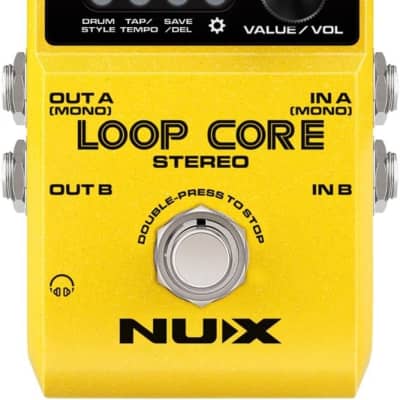 Mint NUX Loop Core Stereo Guitar Looper Pedal, 6 hours recording time,Stereo Audio, MIDI Control, Cab Simulation for Output to Mixer. for sale