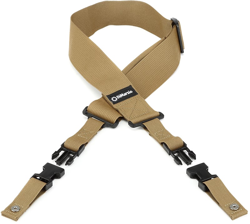 DiMarzio DD2200T Cordura ClipLock Guitar Strap Marine Green Reverb