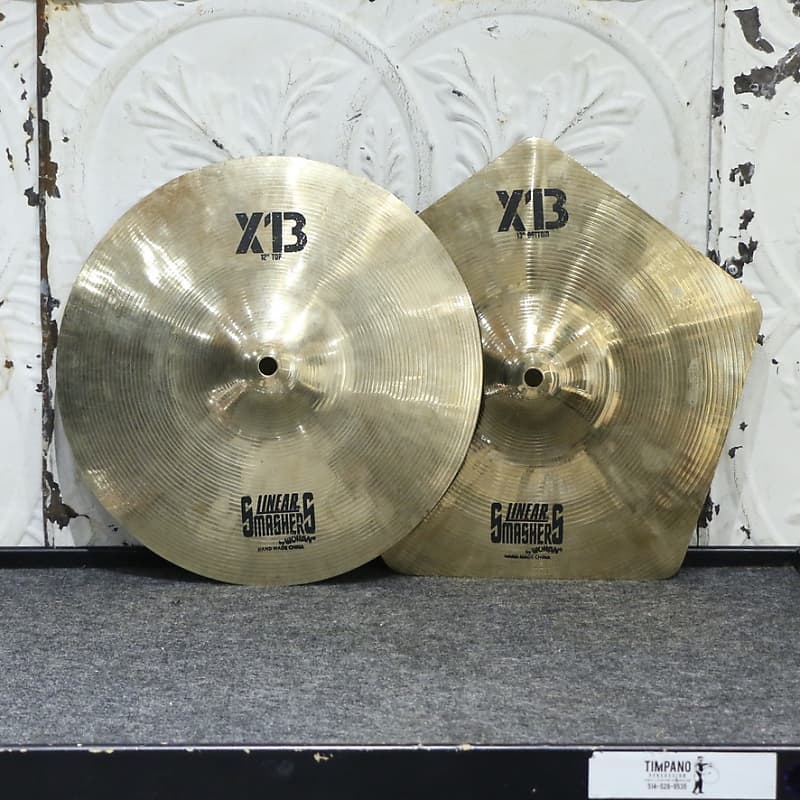 Used Wuhan Linear Smashers X13 Stack Cymbals 1213in Reverb