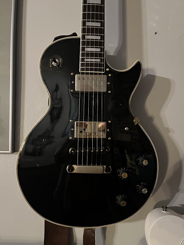 Vintage Gibson Lawsuit Japan Les Paul - Black gold image 1