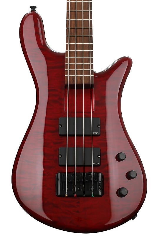Spector Bantam 4 Bass Guitar - Black Cherry Gloss image 1
