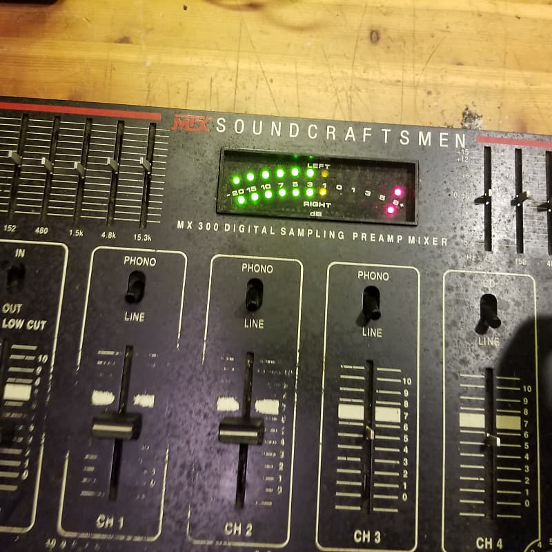 Vintage MTX Soundcraftsmen MX300 mixer Digital Sampler preamp Reverb