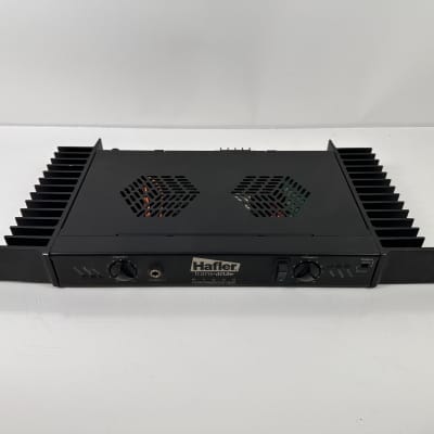 Hafler P1500 Transnova Stereo Power Amplifier NA Black | Reverb