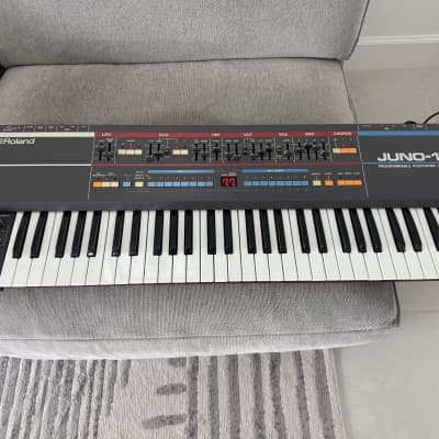 Roland Juno-106 61-Key Programmable Polyphonic Synthesizer 1984 - 1985 - Black