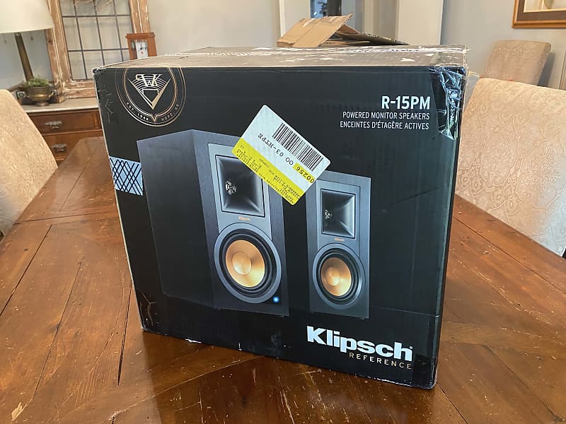 Klipsch R15PM Powered Reference Speakers w/Bluetooth Reverb