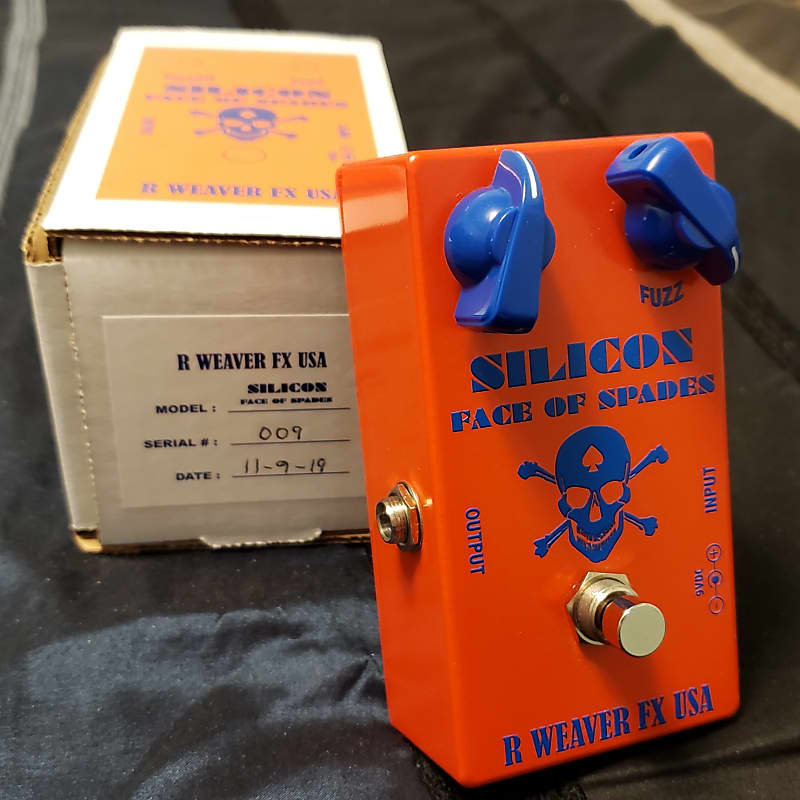 R Weaver FX USA Face of Spades 2019 Texas Square Fuzz Clone | Reverb