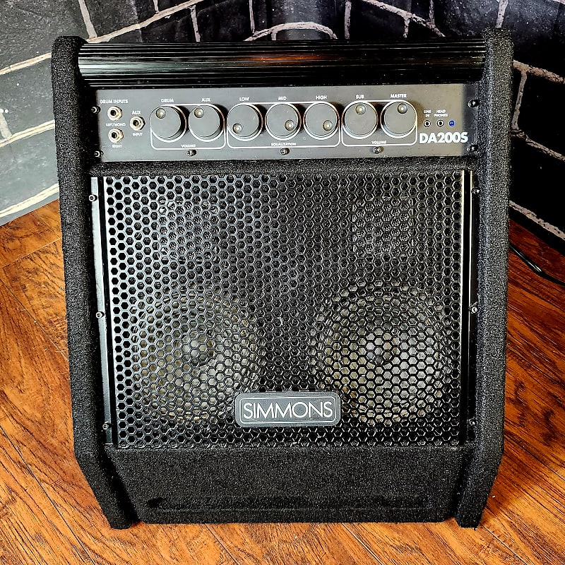 Simmons DA200S Electronic Drum Set Monitor Black Reverb