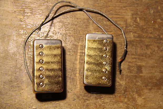 Vintage Gibson Humbucker Pickups 1976 Gold | Reverb