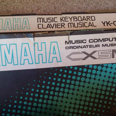 VINTAGE Yamaha MSX Music Computer CX5M / YK01 Keyboard  80s MINTY FRESH W/ BOXES
