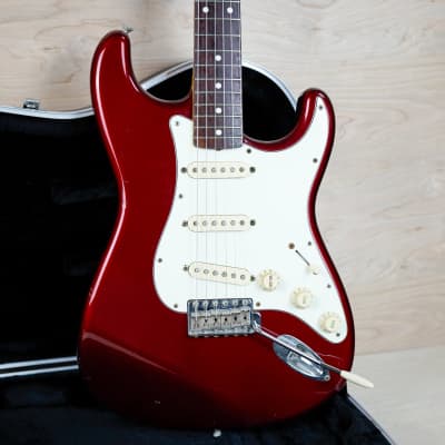 Fender Japan Exclusive Classic '60s Stratocaster MIJ 2015 Old Candy Apple Red w/ Hard Case image 1