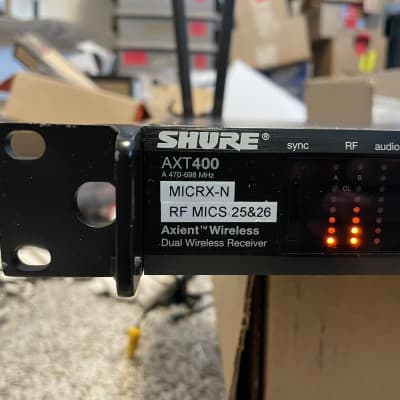 Shure AXT400 Axient Wireless Microphone Receiver 470-698 MHz AXT UR1 UR2 AXT200 image 11