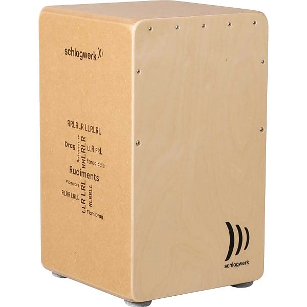Schlagwerk CP80 Cajon Rudiments nature SPL large Reverb