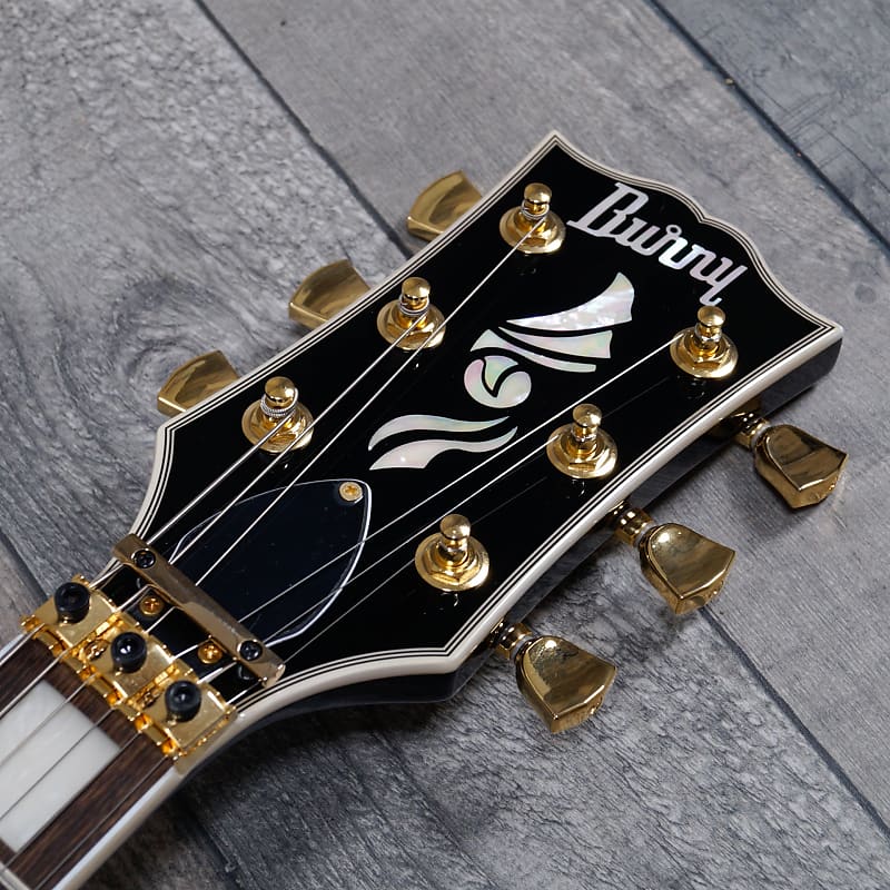 Burny RLC-105S 'Sustainer' Electric Guitar, Black (Floyd Rose