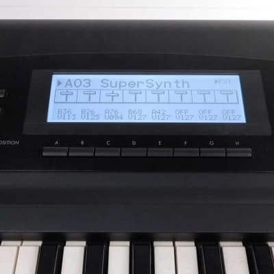 LCD Display weiß mit Kabel für Korg 01/W