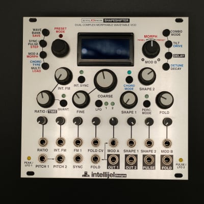 Intellijel Cylonix Shapeshifter Dual Wavetable VCO Eurorack Synth Module