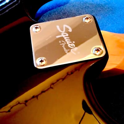 Fender Squier Stratocaster - Black 2008 - Black Gloss image 12