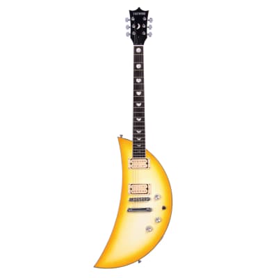 Eastwood Guitars Moonsault - Yellowburst - Vintage Kawai-inspired Electric Guitar - NEW! image 4