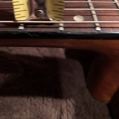 VINTAGE 1970s/80s UNIVOX ACOUSTIC NATURAL GUITAR - MADE IN JAPAN w/ GIG BAG CASE image 24