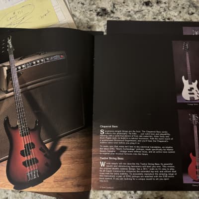 Hamer Catalog 1996 Standard artist Archtop eclipse 12 string special mirage Duo Tone. P-90 T 51 vintage S Daytona Californian chaparral bass Cruise bass slammer image 22