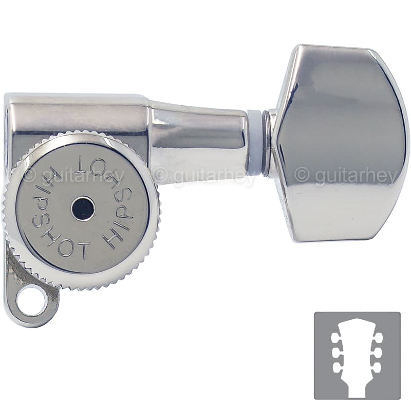 NEW Hipshot L3+R3 Locking Guitar Tuners GripLock ClosedGear Reverb