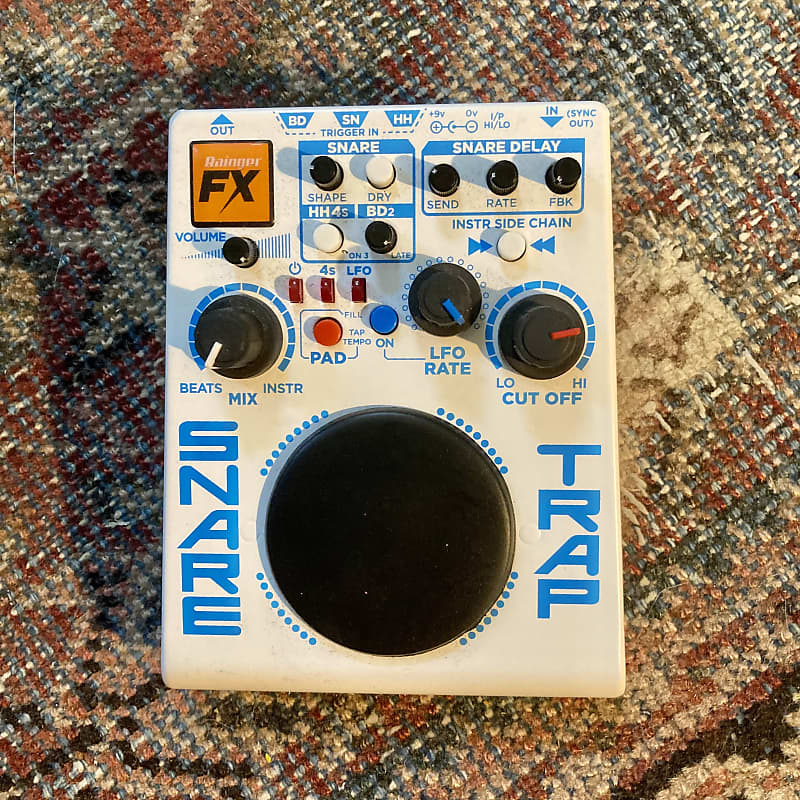 Rainger FX Snare Trap Pedalboard Drum Machine Mint Boxed UK Reverb