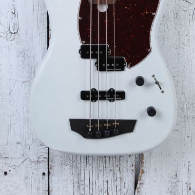 Godin RG-4 Ultra Bass 4 String Electric Bass Guitar Carbon White with Gig Bag for sale