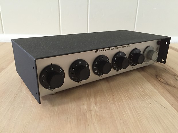 Vintage Shure M68FC 5 Channel Microphone Mixer *Preamp *Works