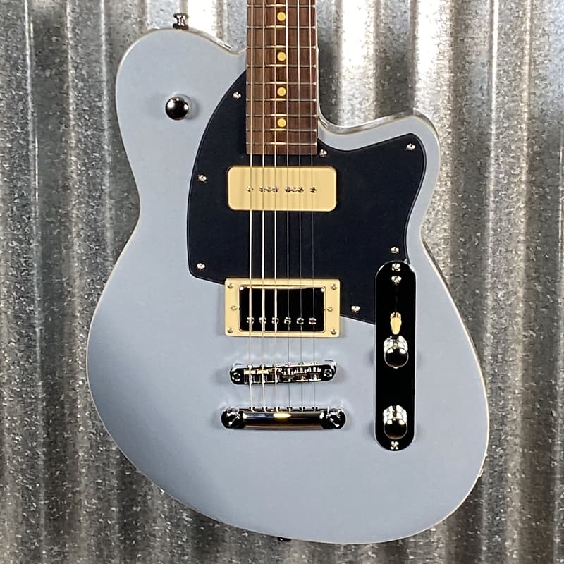 Reverend Double Agent OG Metallic Silver Freeze Guitar #65524 image 1